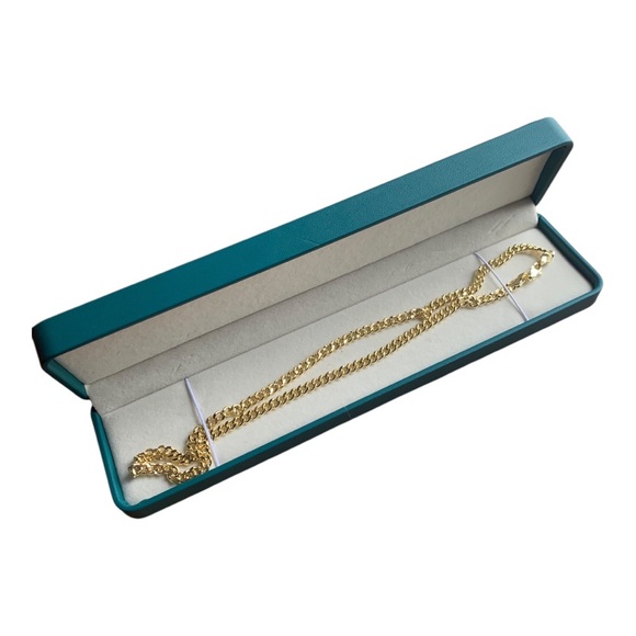 crochetfun Jewelry - 14K Gold Plated Necklace for Women 
& Men 18 inches